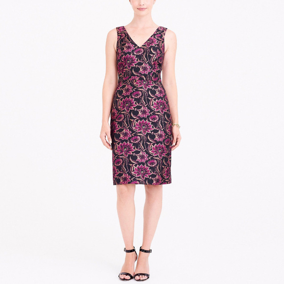 J. Crew Factory Dresses & Skirts - J CREW Jacquard V-Neck Dress 4, 6 & 8 NWT Party